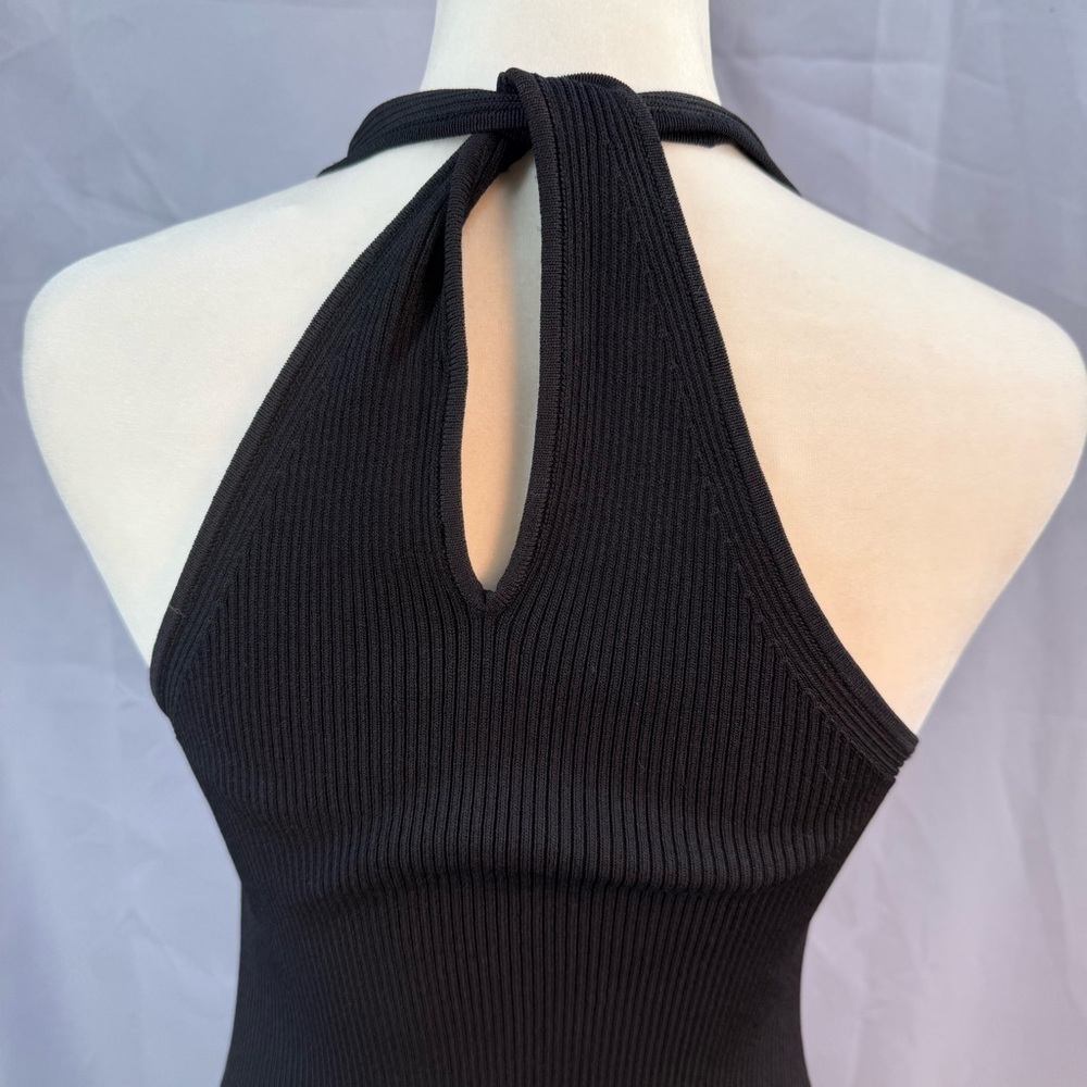 Modern Citizen Ally Ribbed Midi Dress in Black Size Small - Picture 4 of 6